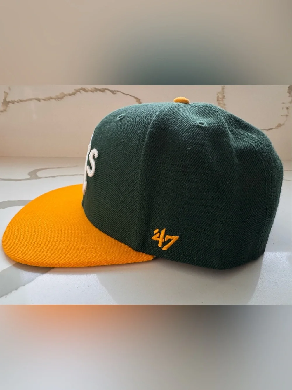 🔥 Oakland Athletics '47 Sure Shot Snapback Hat - NWT Green Gold MLB